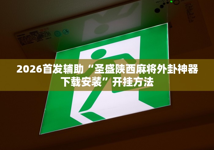 2026首发辅助“圣盛陕西麻将外卦神器下载安装”开挂方法