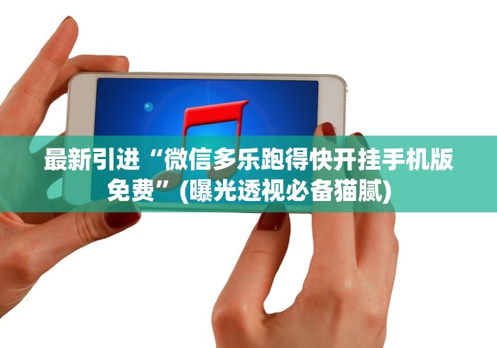 最新引进“微信多乐跑得快开挂手机版免费”(曝光透视必备猫腻)