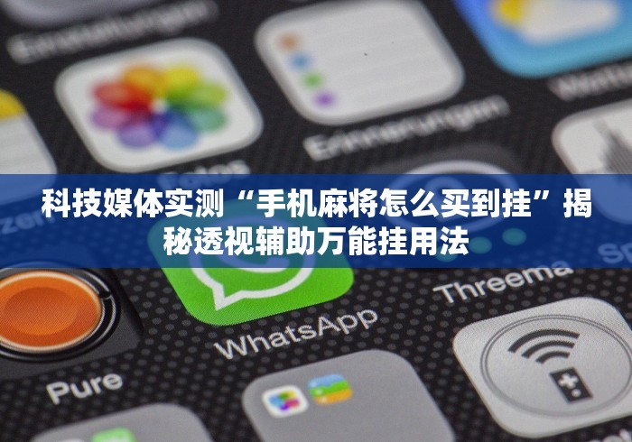 科技媒体实测“手机麻将怎么买到挂”揭秘透视辅助万能挂用法