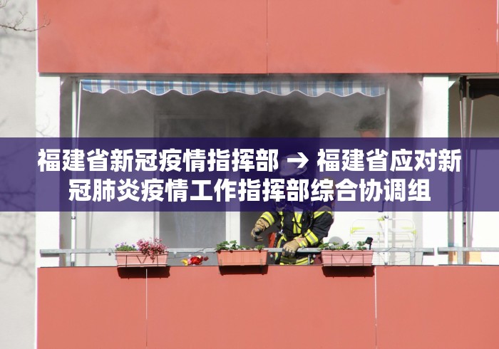 福建省新冠疫情指挥部 → 福建省应对新冠肺炎疫情工作指挥部综合协调组
