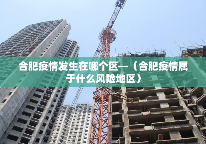 合肥疫情发生在哪个区—（合肥疫情属于什么风险地区）