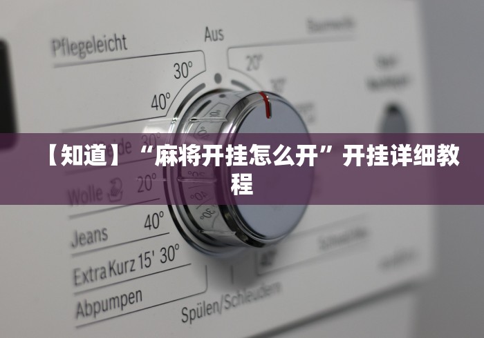 【知道】“麻将开挂怎么开”开挂详细教程