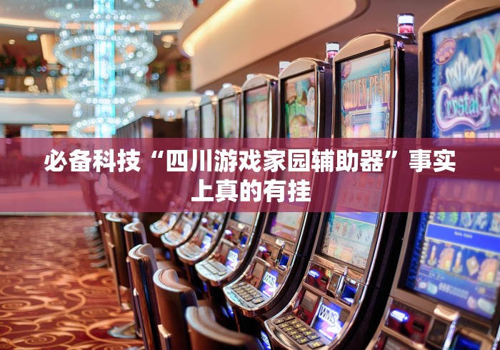 必备科技“四川游戏家园辅助器”事实上真的有挂
