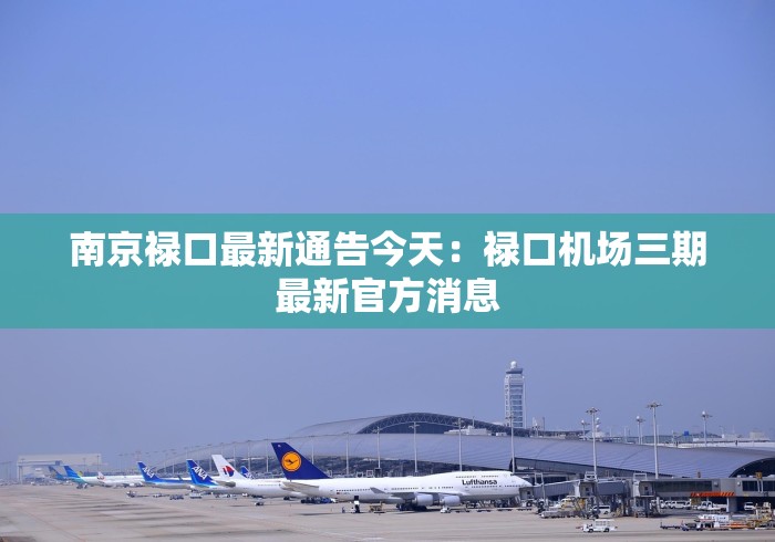 南京禄口最新通告今天:禄口机场三期最新官方消息 南京禄口最新通告今天:禄口机场三期最新官方消息