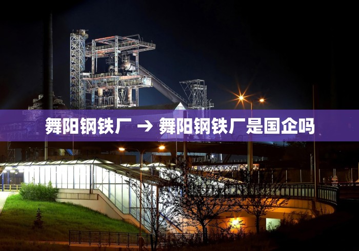 舞阳钢铁厂 → 舞阳钢铁厂是国企吗