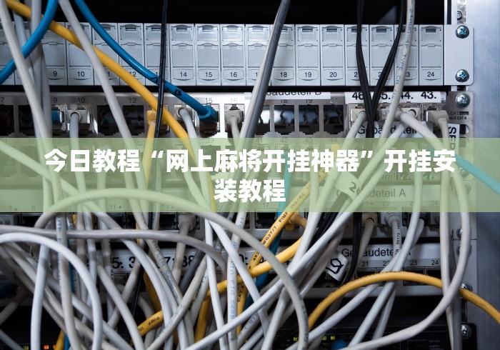 今日教程“网上麻将开挂神器”开挂安装教程