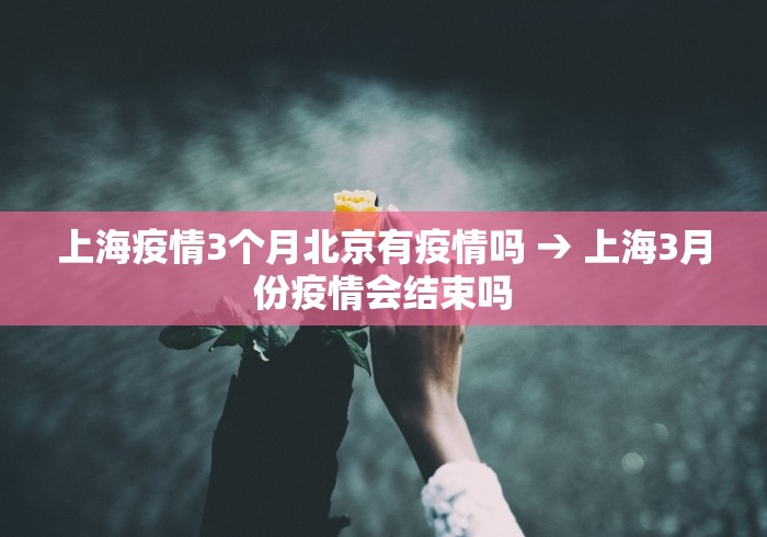 上海疫情3个月北京有疫情吗 → 上海3月份疫情会结束吗