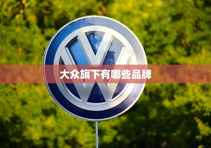 大众旗下有哪些品牌