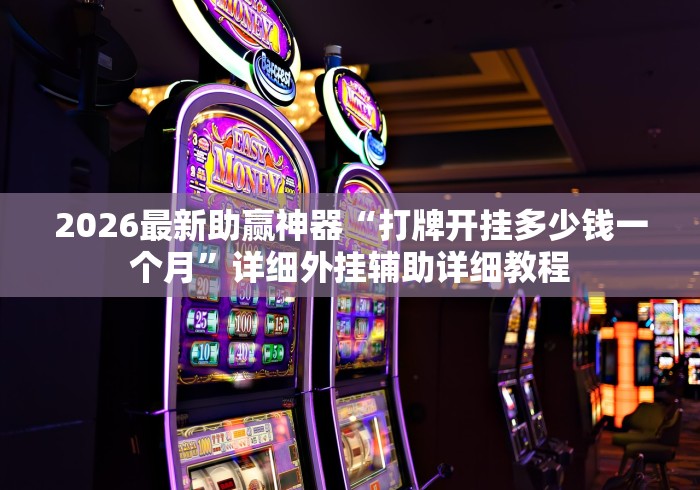 2026最新助赢神器“打牌开挂多少钱一个月	”详细外挂辅助详细教程
