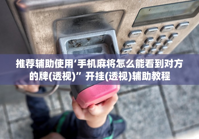 推荐辅助使用‘手机麻将怎么能看到对方的牌(透视)”开挂(透视)辅助教程