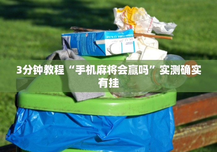3分钟教程“手机麻将会赢吗”实测确实有挂