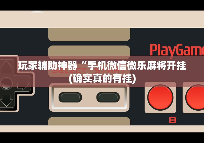 玩家辅助神器“手机微信微乐麻将开挂(确实真的有挂) 玩家辅助神器“手机微信微乐麻将开挂(确实真的有挂)