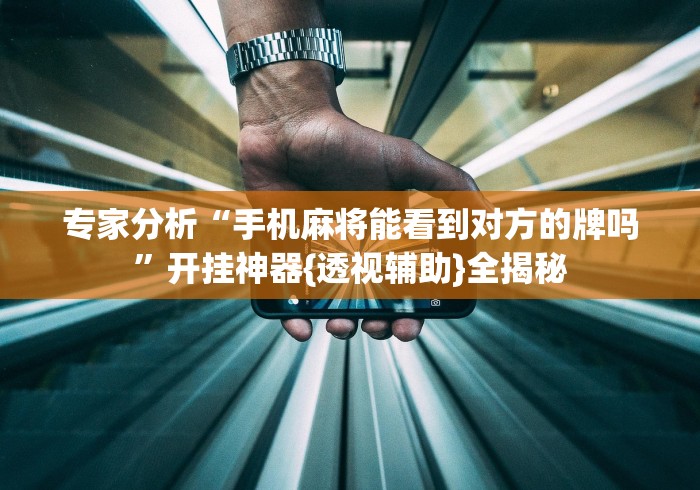 专家分析“手机麻将能看到对方的牌吗”开挂神器{透视辅助}全揭秘