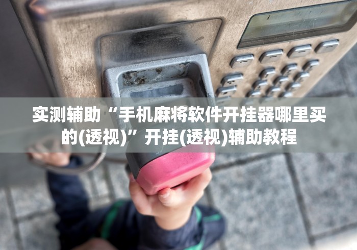 实测辅助“手机麻将软件开挂器哪里买的(透视)”开挂(透视)辅助教程