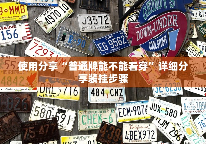 使用分享“普通牌能不能看穿	”详细分享装挂步骤