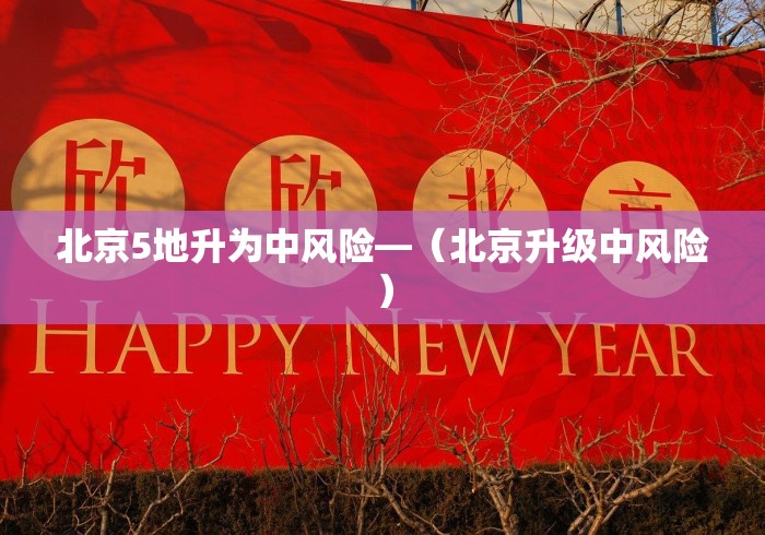 北京5地升为中风险—（北京升级中风险）