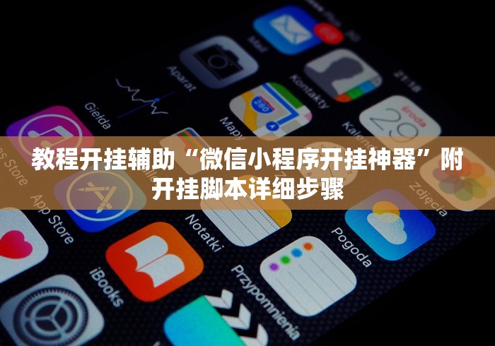 教程开挂辅助“微信小程序开挂神器	”附开挂脚本详细步骤