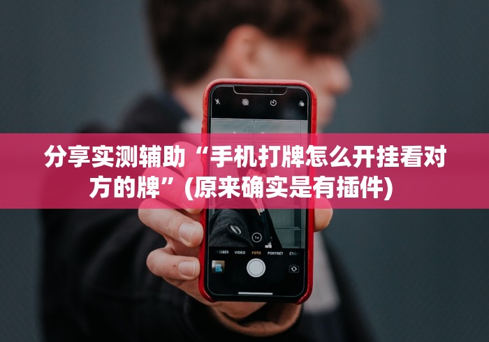 分享实测辅助“手机打牌怎么开挂看对方的牌”(原来确实是有插件) 