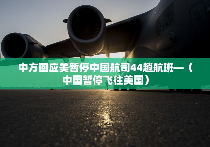 中方回应美暂停中国航司44趟航班—（中国暂停飞往美国）