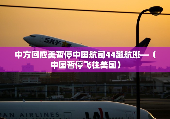 中方回应美暂停中国航司44趟航班—（中国暂停飞往美国）