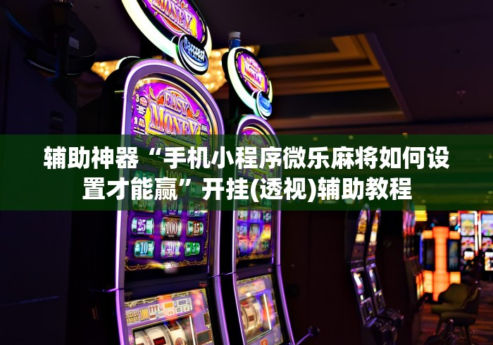 辅助神器“手机小程序微乐麻将如何设置才能赢	”开挂(透视)辅助教程