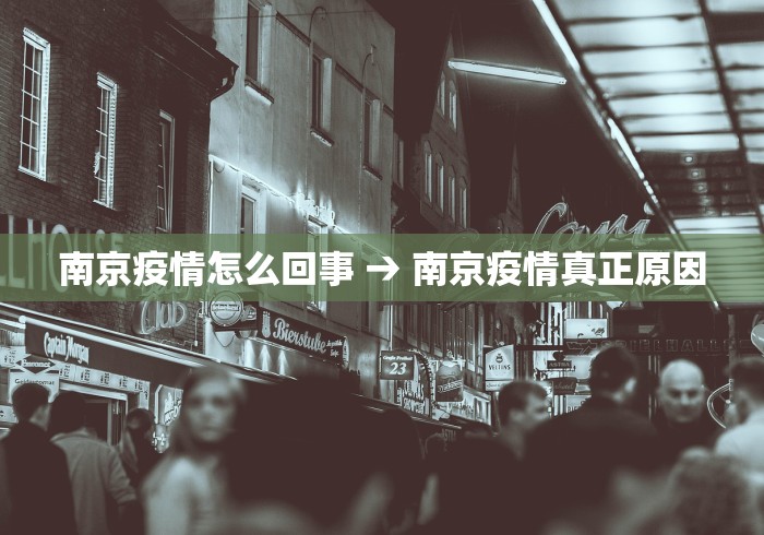 南京疫情怎么回事 → 南京疫情真正原因