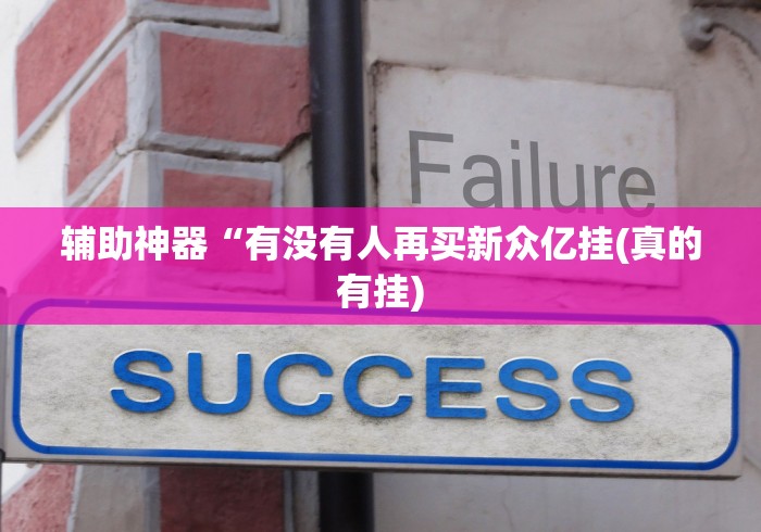 辅助神器“有没有人再买新众亿挂(真的有挂)