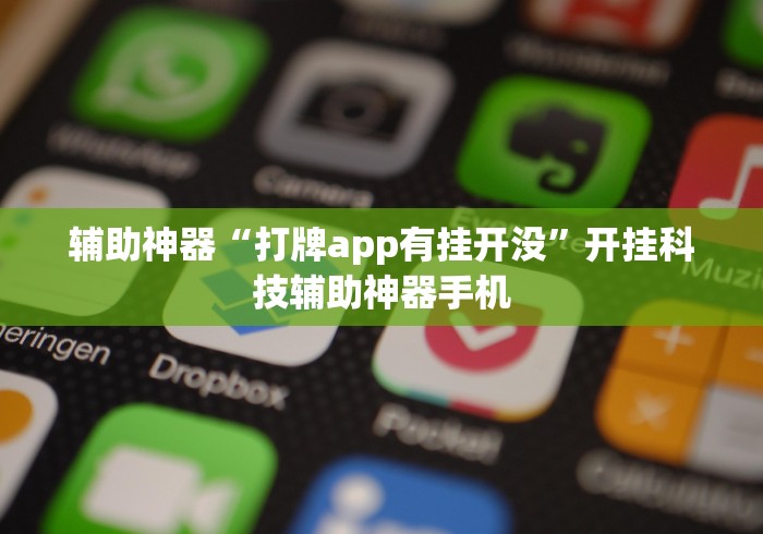 辅助神器“打牌app有挂开没”开挂科技辅助神器手机
