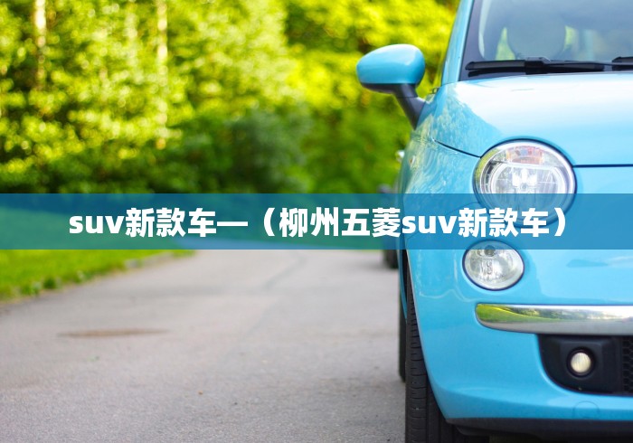 suv新款车—（柳州五菱suv新款车）