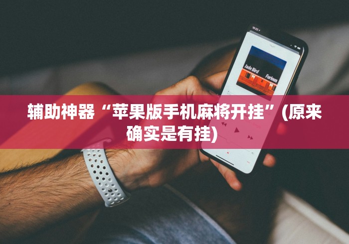 辅助神器“苹果版手机麻将开挂	”(原来确实是有挂) 