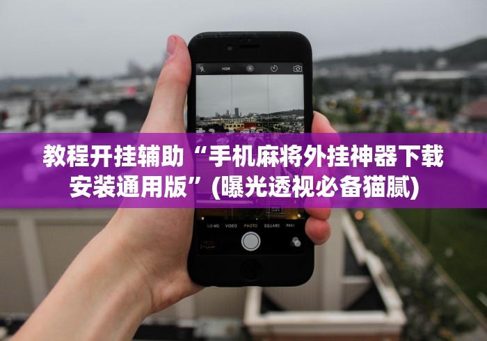 教程开挂辅助“手机麻将外挂神器下载安装通用版”(曝光透视必备猫腻)
