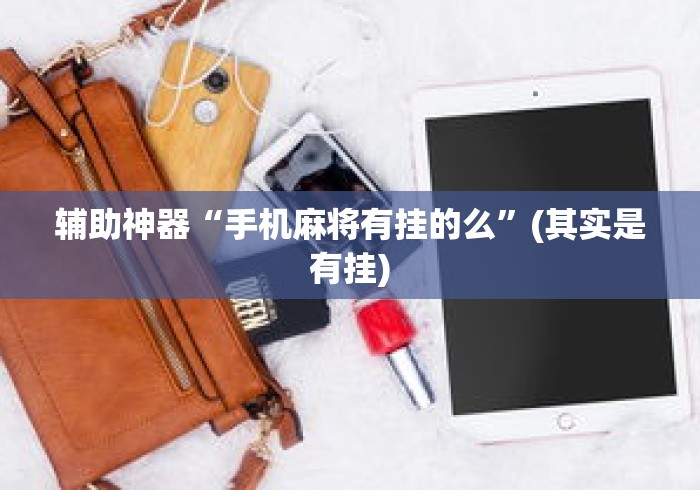 辅助神器“手机麻将有挂的么	”(其实是有挂)