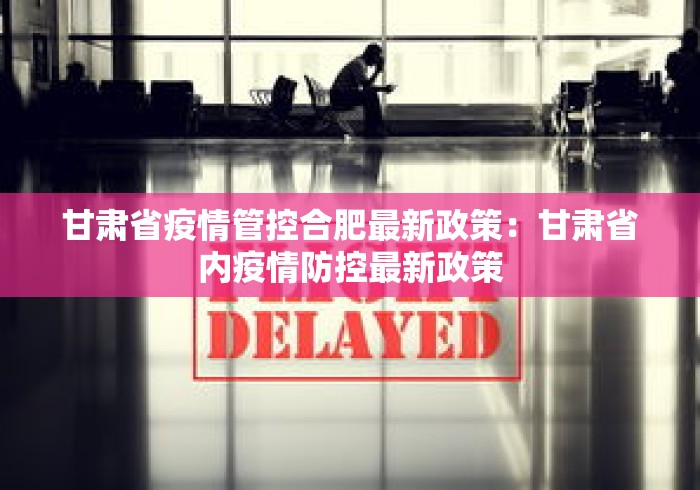甘肃省疫情管控合肥最新政策：甘肃省内疫情防控最新政策