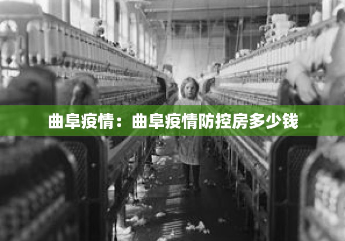 曲阜疫情：曲阜疫情防控房多少钱
