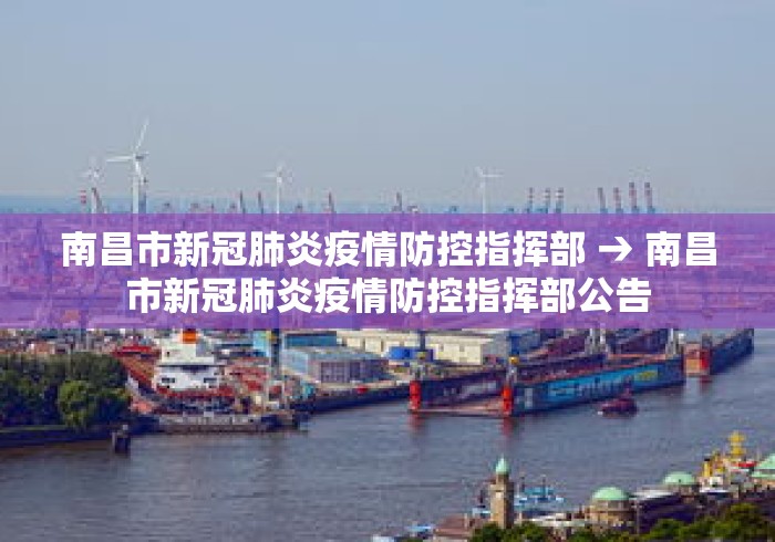南昌市新冠肺炎疫情防控指挥部 → 南昌市新冠肺炎疫情防控指挥部公告