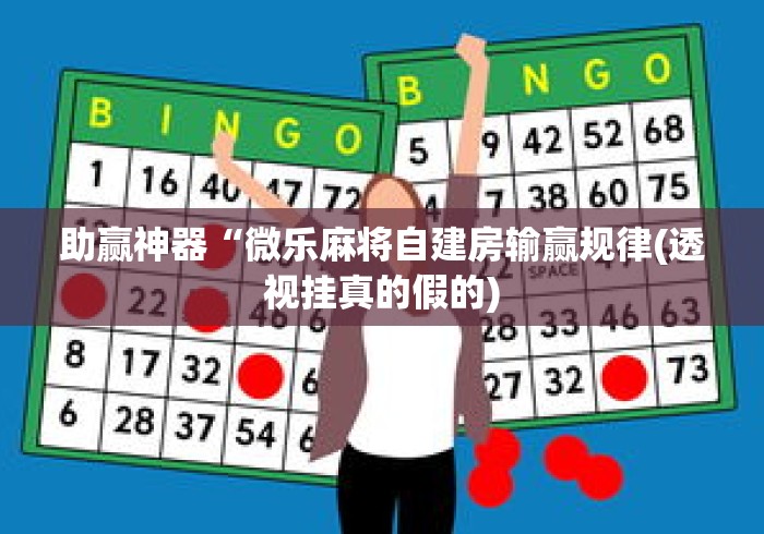 助赢神器“微乐麻将自建房输赢规律(透视挂真的假的)