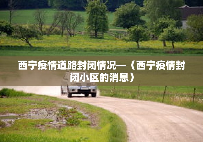 西宁疫情道路封闭情况—（西宁疫情封闭小区的消息）