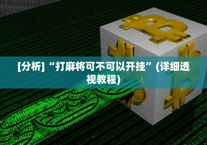 [分析]“打麻将可不可以开挂”(详细透视教程)