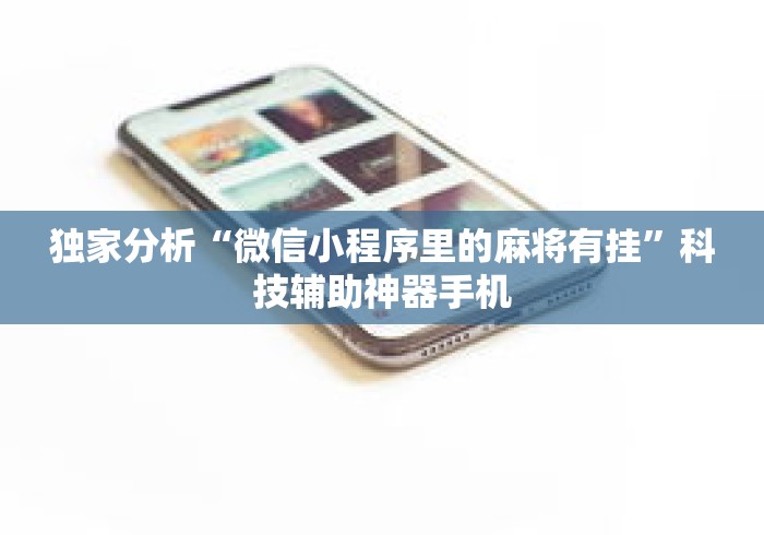 独家分析“微信小程序里的麻将有挂”科技辅助神器手机