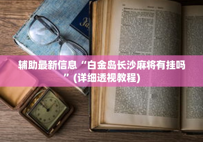 辅助最新信息“白金岛长沙麻将有挂吗”(详细透视教程)