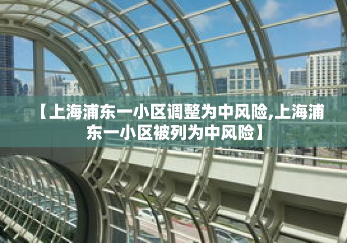 【上海浦东一小区调整为中风险,上海浦东一小区被列为中风险】
