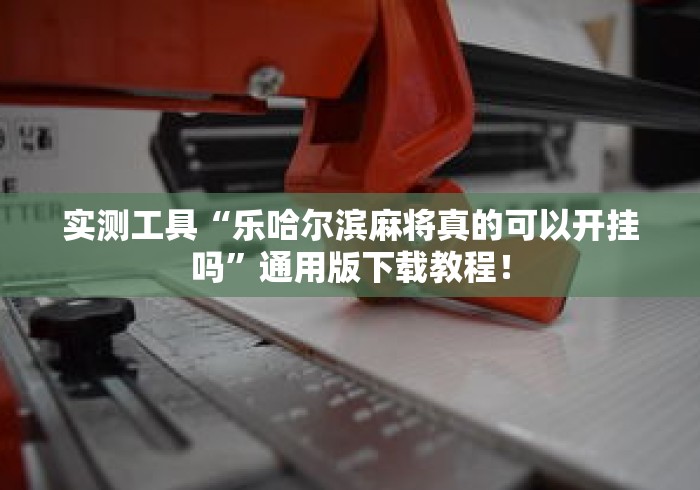 实测工具“乐哈尔滨麻将真的可以开挂吗”通用版下载教程！