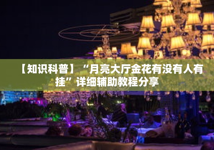 【知识科普】“月亮大厅金花有没有人有挂”详细辅助教程分享