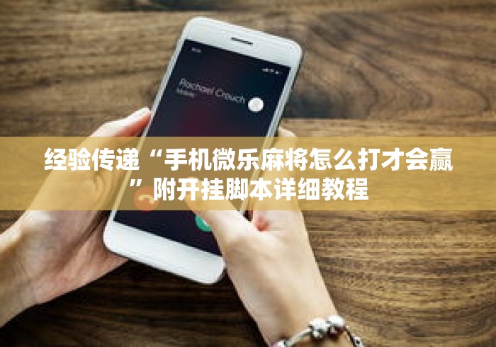 经验传递“手机微乐麻将怎么打才会赢”附开挂脚本详细教程
