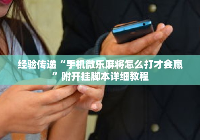 经验传递“手机微乐麻将怎么打才会赢	”附开挂脚本详细教程
