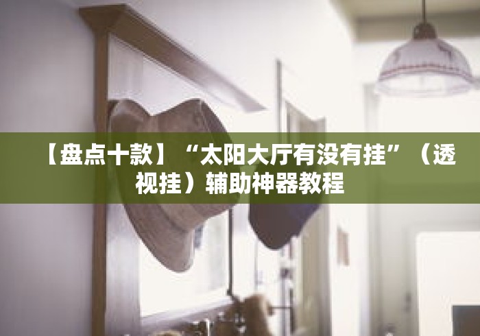 【盘点十款】“太阳大厅有没有挂”（透视挂）辅助神器教程