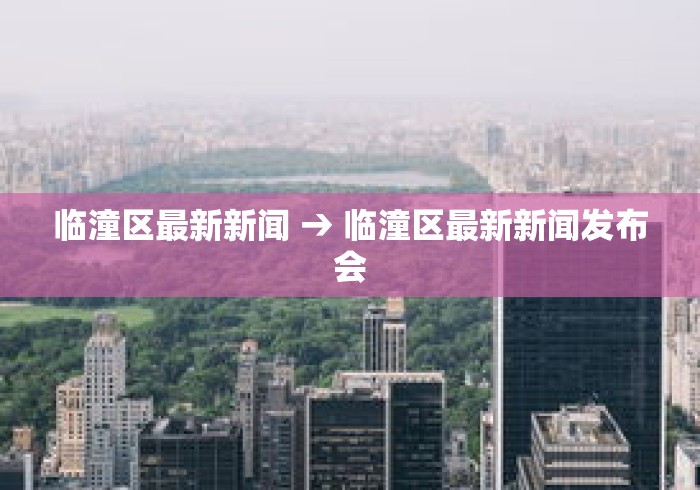 临潼区最新新闻 → 临潼区最新新闻发布会