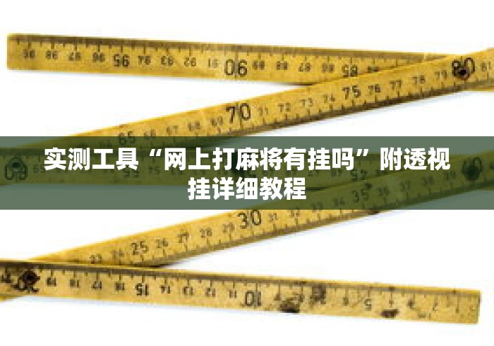 实测工具“网上打麻将有挂吗”附透视挂详细教程