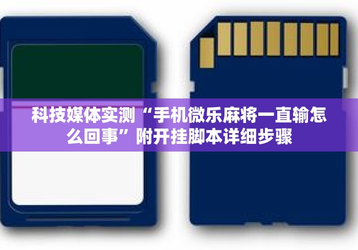 科技媒体实测“手机微乐麻将一直输怎么回事”附开挂脚本详细步骤
