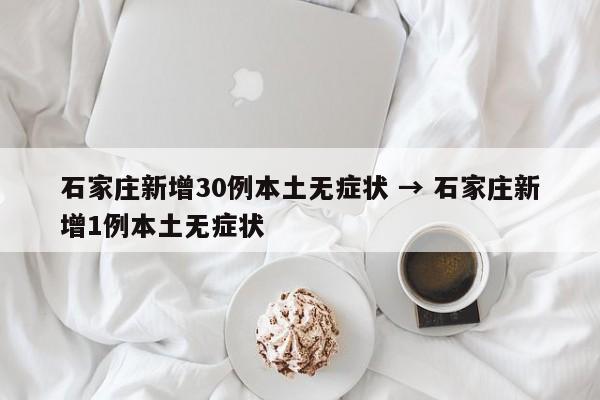 石家庄新增30例本土无症状 → 石家庄新增1例本土无症状